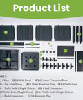 Product list for Raised Garden Bed Planter Boxes With Trellis For Climbing Vegetables And Tomatoes And Tomato Cage