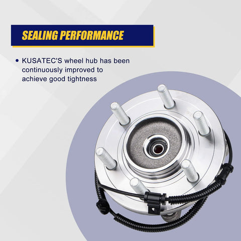 Beefy Front Wheel Bearing And Hub Assembly 515169 For Ford F150 4x4 2015 2016 2017 Front With ABS 6 Lug Bolts Premium Grade Aftermarket Drop In Replacement