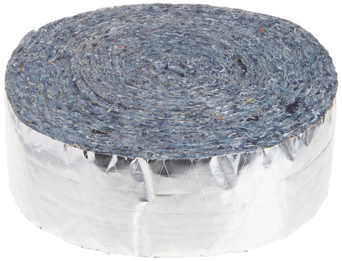 No Itch Natural Cotton Pipe Wrap With Foil Backing, 3-Inch By 1-Inch By 25-Feet