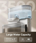 Wastewater Separation Cat Water Fountain With 3.5L Stainless Steel Bowl, Self Cleaning Cycle, wireless pet dispenser shown