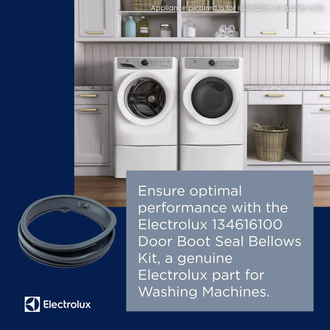 Electrolux front load washers with Door Boot Seal Bellows Kit For Front Load Washing Machines Gray Replacement Gasket