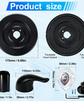 Upgrade Your Bathroom With This Sleek Matte Black Shower Handle Trim Kit Compatible With Moen T470 Chateau Tub And Shower Valve For A Total Makeover. 175mm faceplate with handle and gasket parts