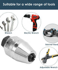 Tough As Nails Stud Extractor And Bolt Remover For Quarter Inch To Half Inch Studs, Heat Treated Alloy Steel, Chrome Plated