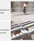 Ultra Lightweight Plastic Roller Conveyor Slides Six Pack 300 CM Long Warehouse Conveyor System Accessories For Smooth Snag Free Material Handling And Easy Transport, portable and spliced