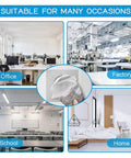 Heavy Duty Drywall Patch Kit 20 Pack in use for office, factory, school, home; focus on aluminum wall patch being applied.