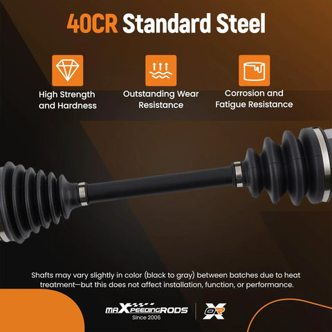 Front Left CV Axle Shaft Assembly For Toyota Corolla 2009 2018 Matrix 2003 2014 And Pontiac Vibe 2003 2010 1.8L FWD Driver Side Replacement 4342001070 with 40CR steel features.