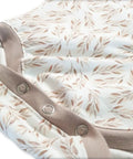 80 Piece 11mm Metal Snaps With Pliers Fastener Tool Kit For DIY Sewing And Crafting Includes Adapters And Press Tool For Jersey Buttons Snap Set Ready To Install On Jeans Bags And More installed on a floral fabric.