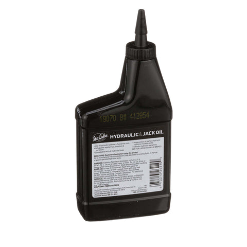 Hydraulic And Jack Oil 15 Fluid Ounces Anti Foam Anti Rust 20W Non Detergent Amber For Lifts And Heavy Equipment Built For Smooth Operation Under High Load In Hydraulic Lifts, Jacks, Hoists And Power Tools