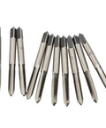 M5 Tap Drill Straight Flute Carbon Steel Manual Heavy Duty Tool For Thread Cutting In Metalworking And Automotive DIY Industrial Grade Hand Tool For Metric Threads Wood Plastic Aluminum, 10 taps