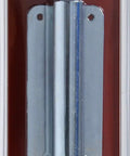 Package of Zinc-Plated Chain Bolt 6-Inch For Doors Sheds And Gates Snug Fit Security Latch with mounting hardware.