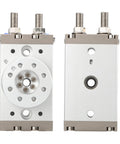 Heavy Duty Rack And Pinion Pneumatic Rotary Actuator Double Acting Air Cylinder Bore With Roller Bearing Design