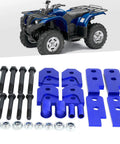 2 Inch ATV Lift Kit For 450 660 700 SE Sport Quads with CNC Machined T6061 Billet Aluminum Blue Finish shown with ATV model