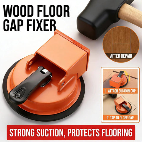 Heavy Duty Floor Gap Fixer Tool For DIYers Plank Grabber With Suction Cup Flooring Tool for wood gap repair