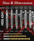 Image showing 10 Piece Screw Extractor Set for Stripped Screws and Broken Bolts, Easy Out Kit With Reverse Drill Bits For Rusted Or Damaged Hardware.