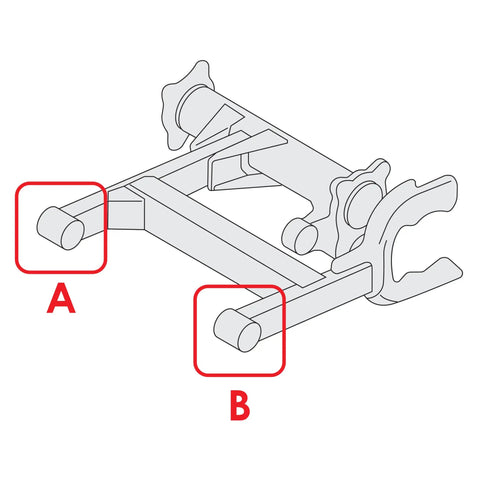 Diagram showing Rear Swing Arm Bushing Kit For Honda Includes Pivot Shafts And Collars Needle Bearing Dust Seals Bolts Nuts