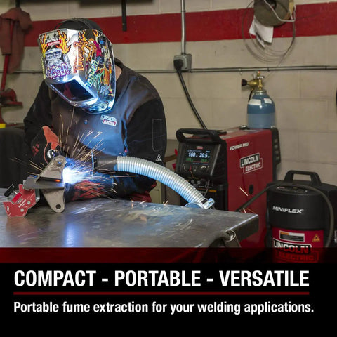 Portable Fume Extractor With 8 Foot Hose For Welding Soldering Grinding Fumes On The Go Lightweight Durable Air Purifier