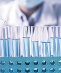 Lab setting with blue test tubes in Must-Have Four Way Plastic Test Tube Rack Kit For Lab Experiments Interlocking Tube Holder Stand