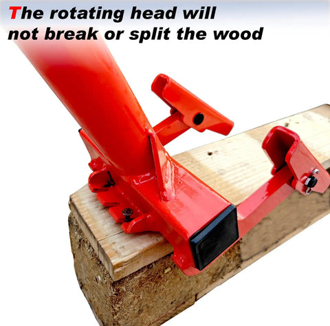 Heavy Duty Pallet Buster Tool With One Piece Handle And Pivoting Head Built Tough For Demolition Deck Board Remover in use
