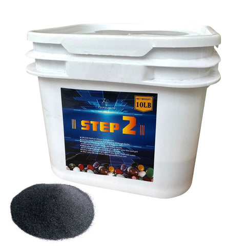 10 Lb Silicon Carbide Grit Medium 180/220 For Rock Tumblers Step 2 Polishing Grit That Works With Any Rock Tumbler