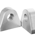 Heavy Duty Weld On Shackle Clevis Mounts 1 Inch Thick Steel Pack Of 4 With Beveled Base for Beefy Welds and Easy Install, shown in close-up