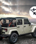Jeep Wrangler with 140 Piece Plastic Rivet Clip Retainer Kit For Auto Body Fender Liner Fasteners Pop Rivets Replacement Set shown