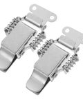 Two Pairs Stainless Steel Spring Toggle Latches With Dual Spring Design for toolboxes and cases