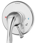 Origins Tub And Shower Trim With Diverter And ADA Metal Lever Handle Dope Secondary Diverter For Shower And Tub Water Flow Compatible With Pressure Balancing Valve S262BODY Valve Not Included, chrome finish