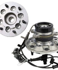 2Pc Front Wheel Hub And Bearing Assembly With ABS For 2004-2008 Chevy Colorado 4x4 And GMC Canyon 4x4 Includes 515110 515111 Dual Hubs