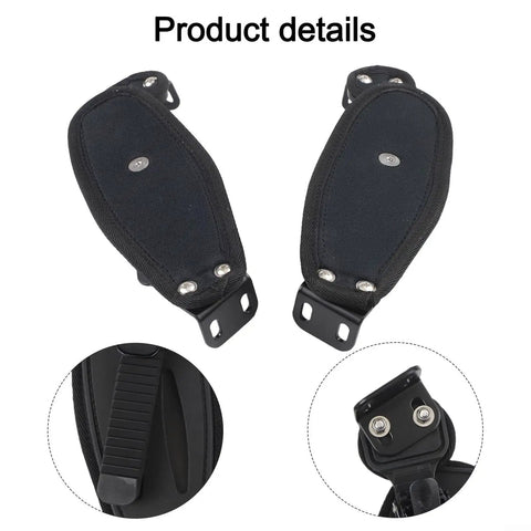Secure Foot Holder Straps For Electric Scooters And Longboards Adjustable Belt Bands with aluminum alloy and nylon