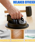 Floor Gap Fixer Tool For Laminate And Vinyl Flooring Plank Gap Repair Kit Heavy Duty Repair Solution being used on wood floor