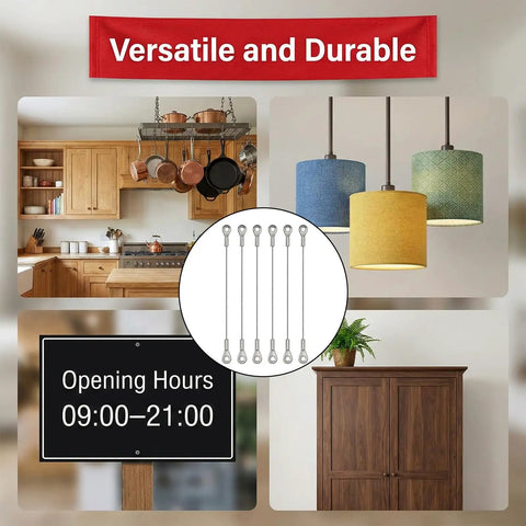 Six Inch Cabinet Door Stops And Hinge Limiters With Twelve Mounting Screws Stainless Steel Rust Resistant Door Opening Angle Protector for cabinets and cupboards easy install shown in versatile kitchen and lighting settings