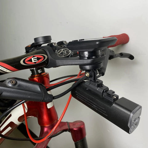 Bike with Replacement Back Cover Swivel Bracket Kit for Edge 500 530 1050 mount adapter and tech gear attachment.