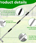 Dual Head Garden Weeding Tool With 63 Inch Long Handle 24 Claw Steel Heads For Easy No Bend No Squat Weeding Pro Weeder details