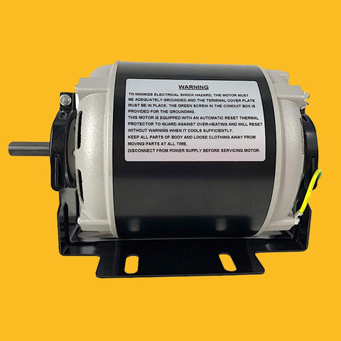 Front view of 1/3 HP Belt Drive Motor GF2034 1725 RPM 48FR Single Unit compatible with Packard 45013 and others