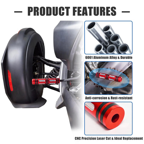 Gear Shift Lever Extension For Can Am Ryker 600 900 Ace Rally Edition And Sport Edition Aluminum Forward And Reverse Shift Grip Cover In Red
