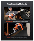 Cordless Grease Gun 80,000 PSI 20V Electric Tool Only used with flexible and rigid hoses for auto and industrial equipment.