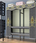 Heavy Duty Portable Fabric Wardrobe Featuring Top Notch Carbon Steel Frame And Zero Hassle Instant Assembly for extra tall storage with foldable design.
