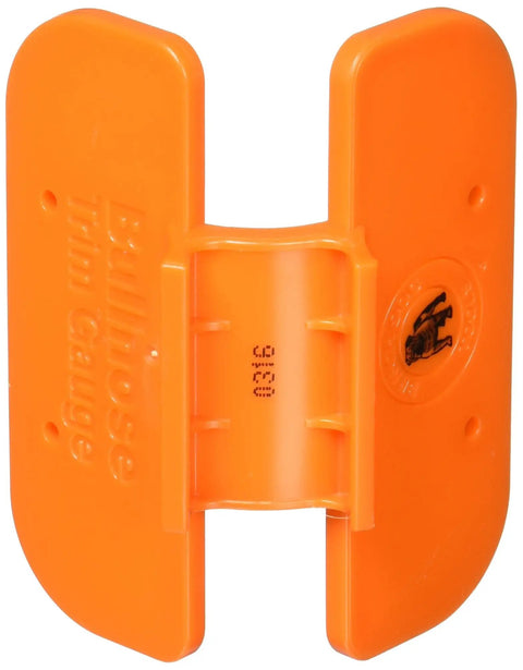 Bright orange Bullnose Trim Gauge For Crown Molding And Rounded Corners Scribe And Reveal Tool For Three Quarters Inch Drywall