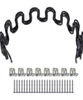 Nailing The Sag Out Of Your Favorite Sofa With This Rock Solid 16 Inch Couch Spring Repair Kit featuring Z Wire Clips and heavy duty black steel coils.