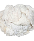 50 Lb Box Recycled Cotton Terry Cut Rags In White All Purpose Wipers For Polishing Dusting And Cleaning Jobs Assorted Sizes