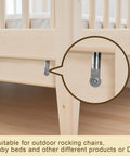 Eight Pack Glider Bearing Arm Brackets Heavy Duty Hardware Rockers With Galvanized Finish, 6.88 Inch Overall Length, 5.5 Inch Hole Spacing, One Quarter Inch Bolt Holes, Durable Weatherproof DIY Install on wooden rocking chair
