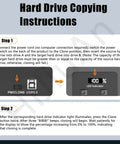 Hard Drive Copying Instructions for Rock Solid 5 Bay Hard Drive Duplicator with USB 3.0 cloning steps explained.