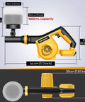 Cordless Handheld Spreader For Lawns Compatible With Dewalt 20V Max Batteries Fertilizer Grass Seed And Ice Melt Adjustable Openings
