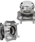 2 Rear Wheel Bearing Hubs For 2007-2012 Nissan Sentra 2.0L, Rear Left And Right Hubs, 4 Bolt Flange, Encoder Cap ABS, Wheel Hub Bearings Assembly Set