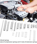 Must-Have 200 Piece Zinc Plated Steel Spring Kit With Compression And Extension Assortments In Portable Box For DIY Hacks And Car Repair Projects You Need To Crush Your Next Build. 20 spring assortment for car repair