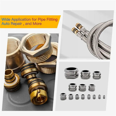 All In One O Ring Seal Kit 1480 Piece Nitrile Rubber High Pressure O Rings Set Sealing Assortment Two Pack 740 Pcs Each
