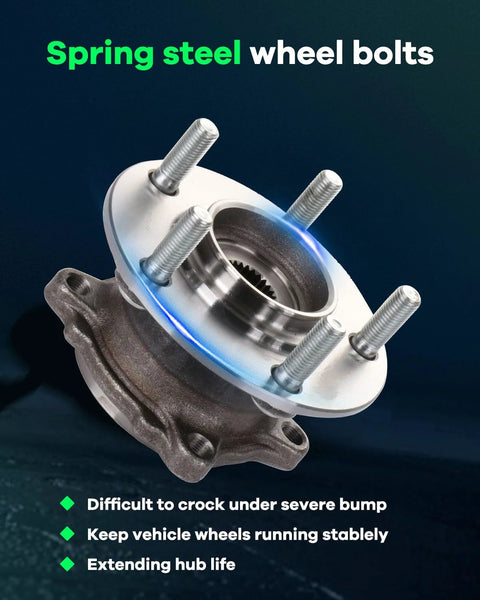 Rear Wheel Hub Bearing Assembly 512382 For Mitsubishi Lancer 2008 2015 Outlander 2007 2012 And Outlander Sport 2011 2012 With ABS 5 Lug