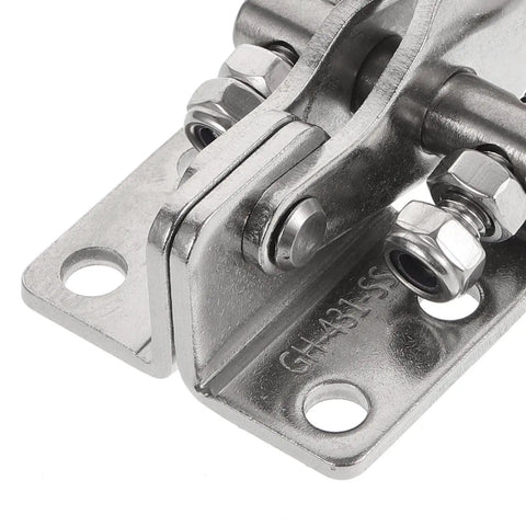 Heavy Duty Adjustable Toggle Latch Clamp For Boxes And Toolboxes With Metal Spring Loaded Action Delivers Tough Gripping Force