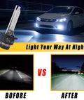 Xenon HID Headlight Ballast Module Replacement For Lexus IS300 ES300 LS430 SC430 RX300 RX330 RX350 RX400H Mazda 6 RX8 Toyota Avalon Celica Direct Fit OE Grade Easy Install with nighttime driving comparison and car lights.