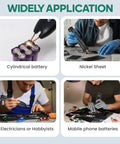 Cordless Battery Spot Welder With LCD Screen And 99 Gear Adjustable One Handed Portable Welding Machine in various applications
